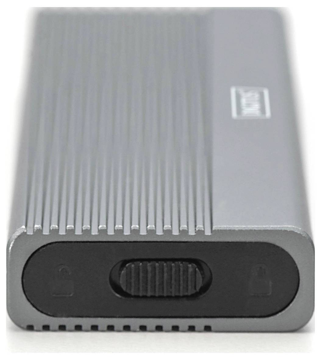 Корпус для твердотільного накопичувача M.2 Digitus DA-71156 USB-C® (USB 3.2 Gen 1) 5 Гбіт/с M.2 PCIe NVMe 2230, 2242, 2260, 2280 D