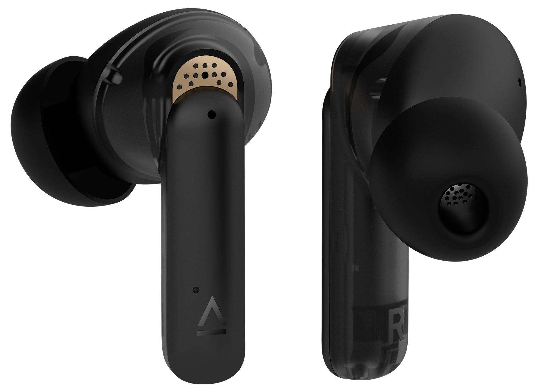 Навушники-вкладиші Creative Aurvana Ace 2 Bluetooth, чорні, водонепроникні, з індикатором заряду батареї, із зарядним пристроєм та