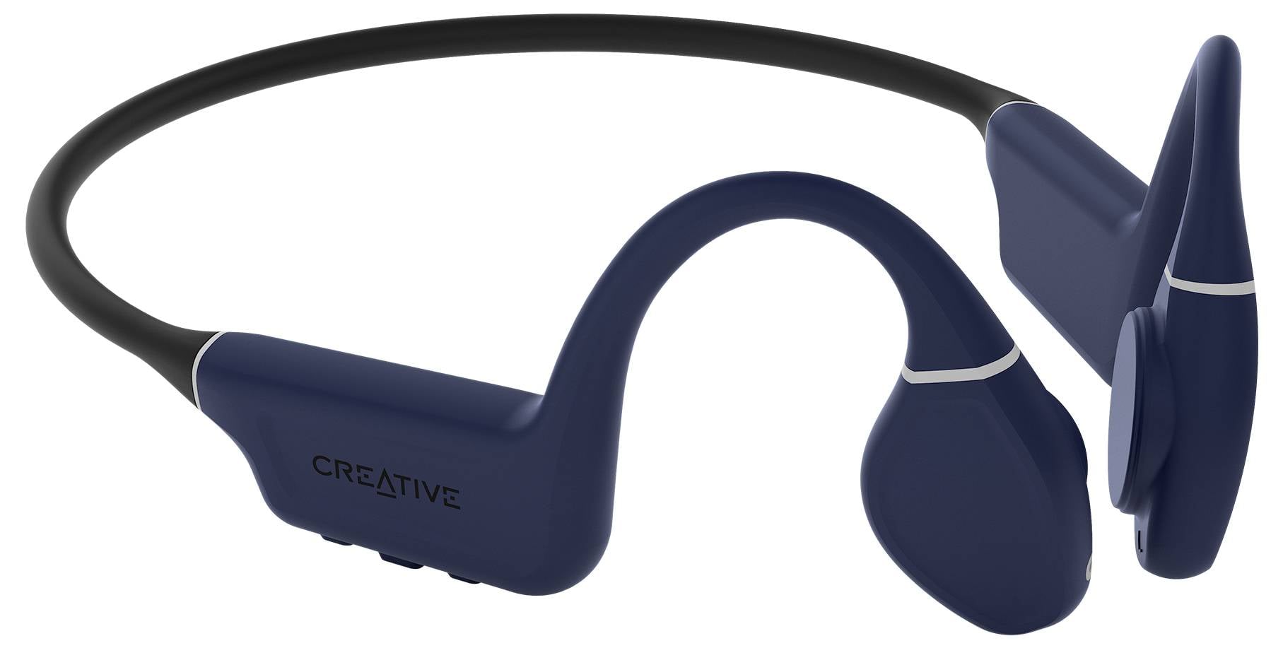 Накладні Bluetooth-стерео навушники Creative Outlier Free Pro+, чорні, водонепроникні