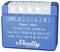 Niebieskie moduł przekaźnikowy do obwodów elektrycznych z oznaczeniem napięcia: 110-240 V AC oraz maksymalnym obciążeniem: 2000 W przy 240 V AC.