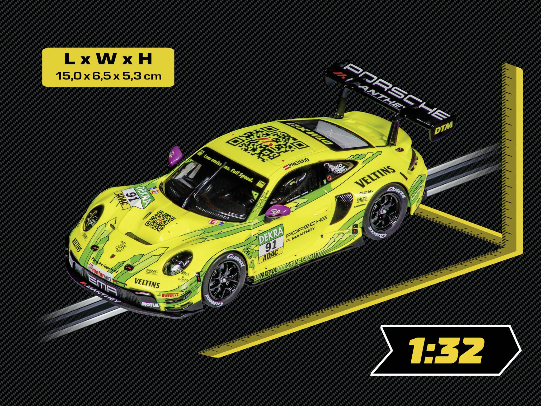 Carrera 20027762 Evolution Car Ferrari 296 GT3 