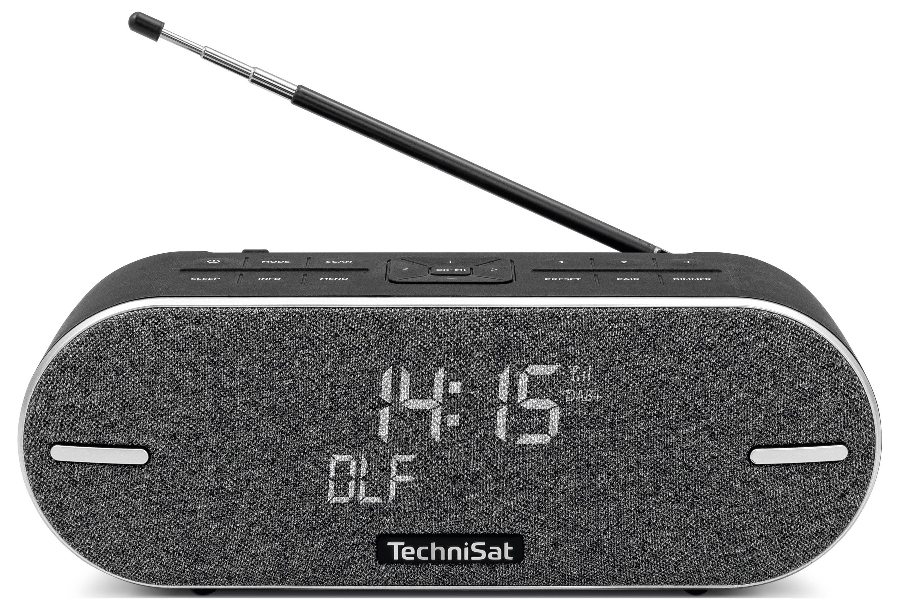 Радіоприймач TechniSat DIGITRADIO BT 2 DAB+, метрові хвилі (VHF), антрацитово-чорний