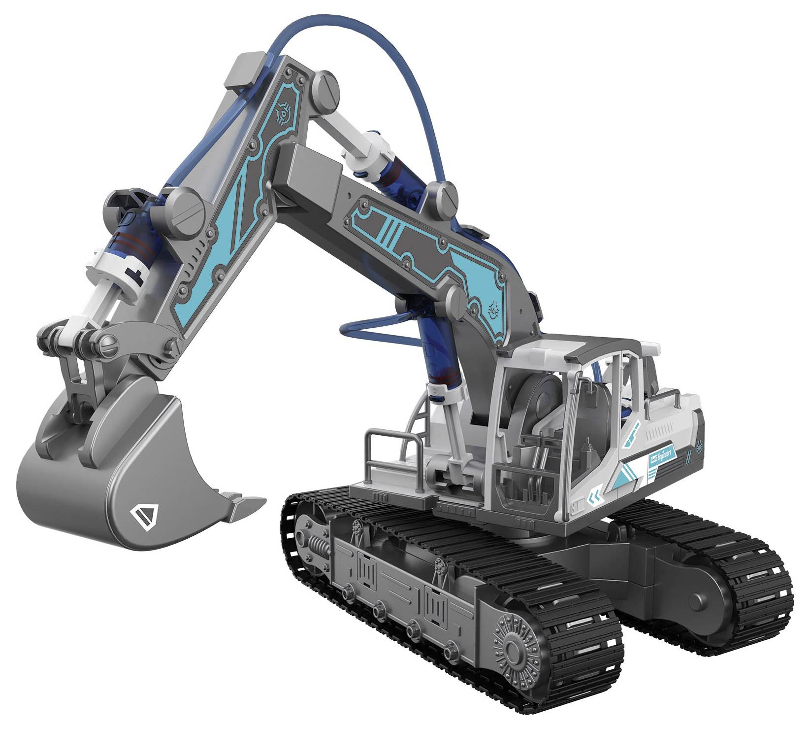 Revell Engineers 21305 Гідравлічний екскаватор 3-в-1 Будівельна машина 1:24 Електричний Самостійне складання