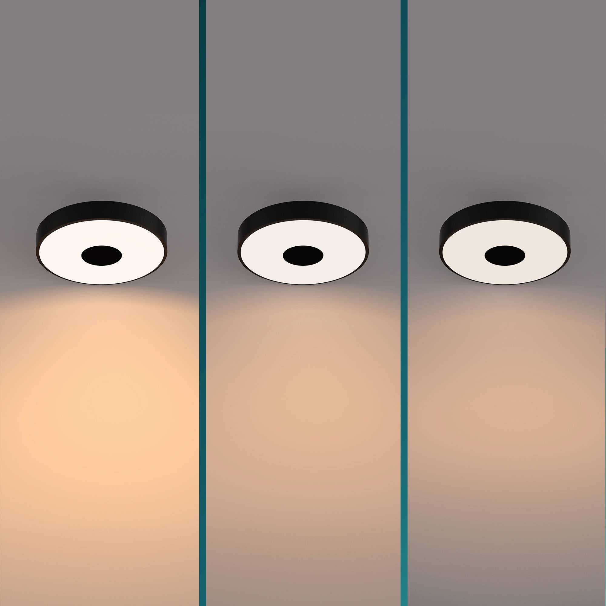 Philips Coiner 8720169301290 Світлодіодний стельовий світильник 24 Вт 2700 лм чорний