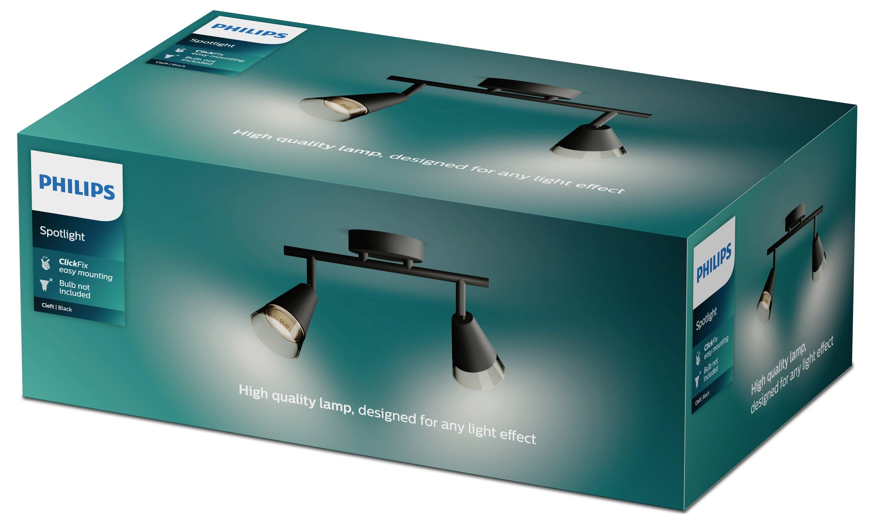 Стельовий прожектор Philips Cleft 8720169299993 230 В GU10