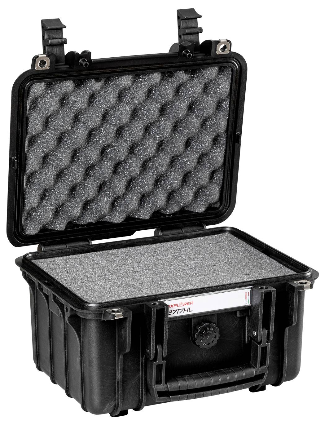 Валіза Explorer Cases для активного відпочинку 2717HL.B чорна з пінопластом Pick & Pluck (Ш x В x Г) 28 x 20 x 17 см чорна 2717HL.