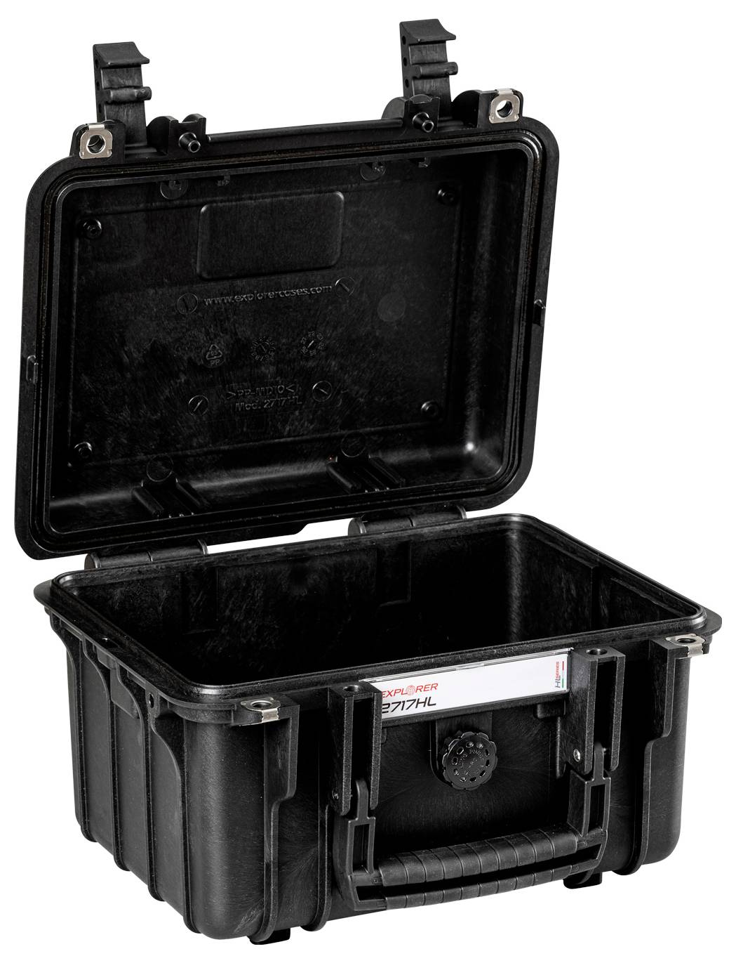 Валіза Explorer Cases для активного відпочинку 2717HL.B чорна з пінопластом Pick & Pluck (Ш x В x Г) 28 x 20 x 17 см чорна 2717HL.