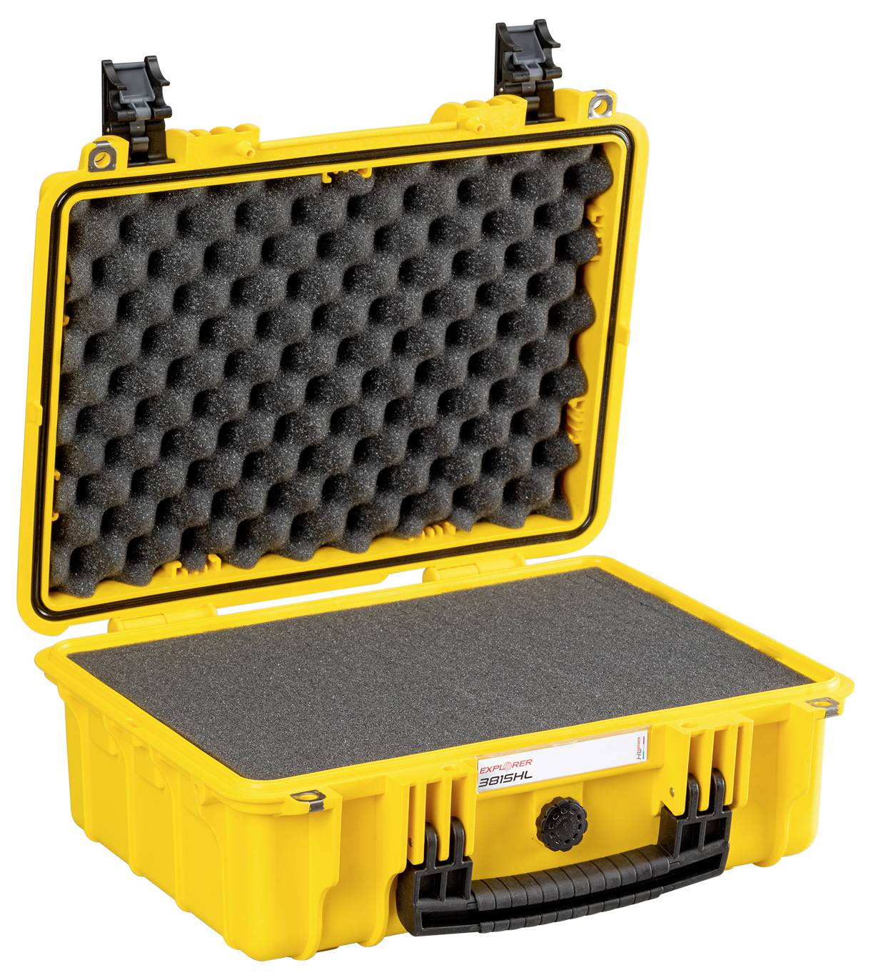 Туристична валіза Explorer Cases 3815HL.Y, (Ш x В x Г) 38 x 27 x 16 см, жовта