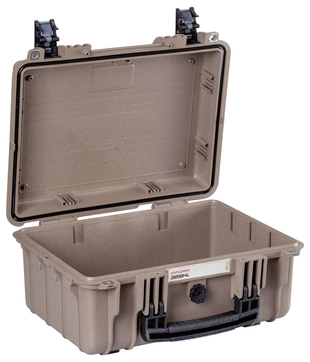 Туристична валіза Explorer Cases 3818HL.D E, (Ш x В x Г) 38 x 27 x 18 см, кремова