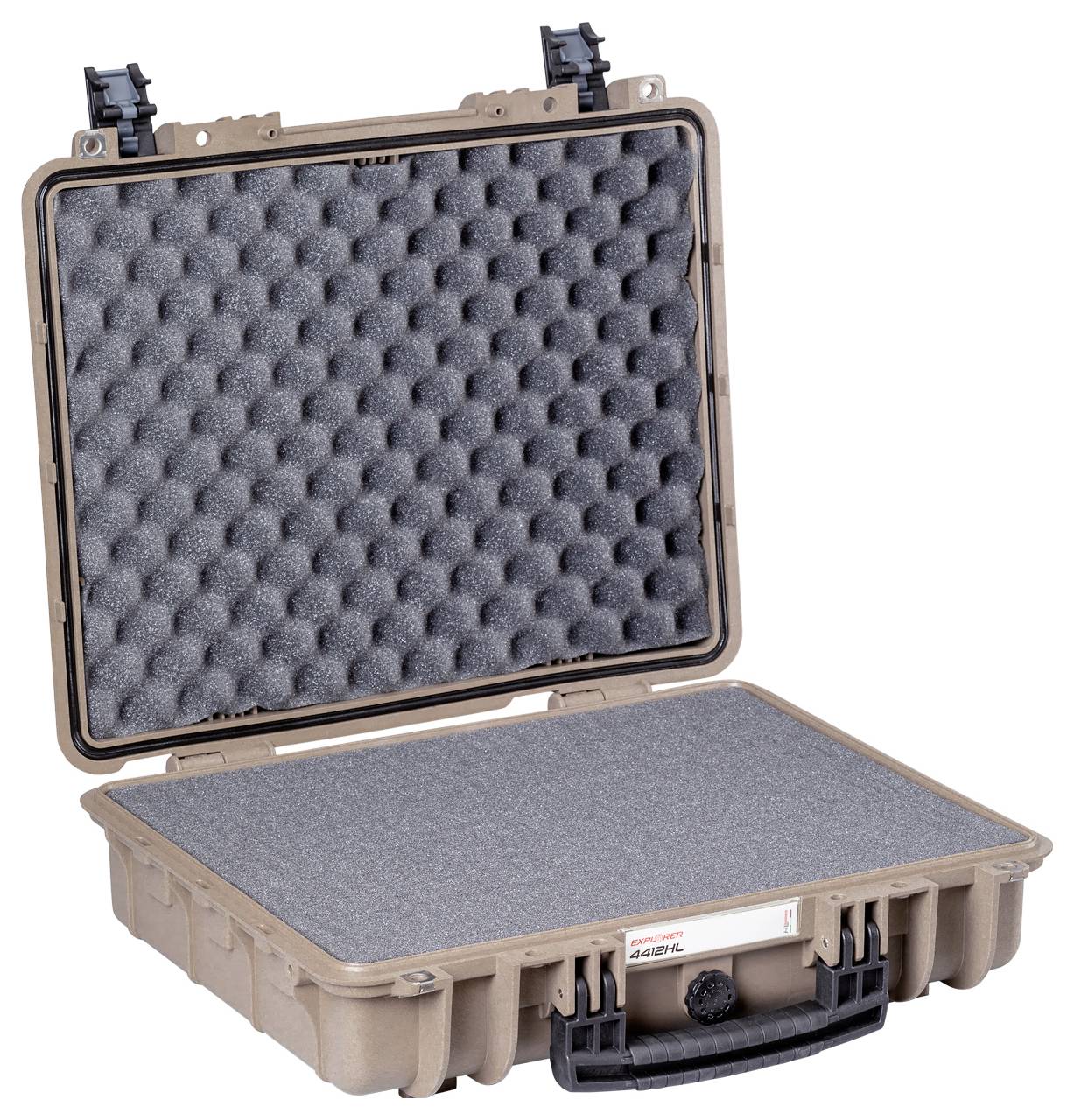 Чемодан Explorer Cases Outdoor 4412HL.D пустынного цвета с пенопластом Pick & Pluck (Ш x В x Г) 45 x 35 x 13 см кремовый 4412HL.D