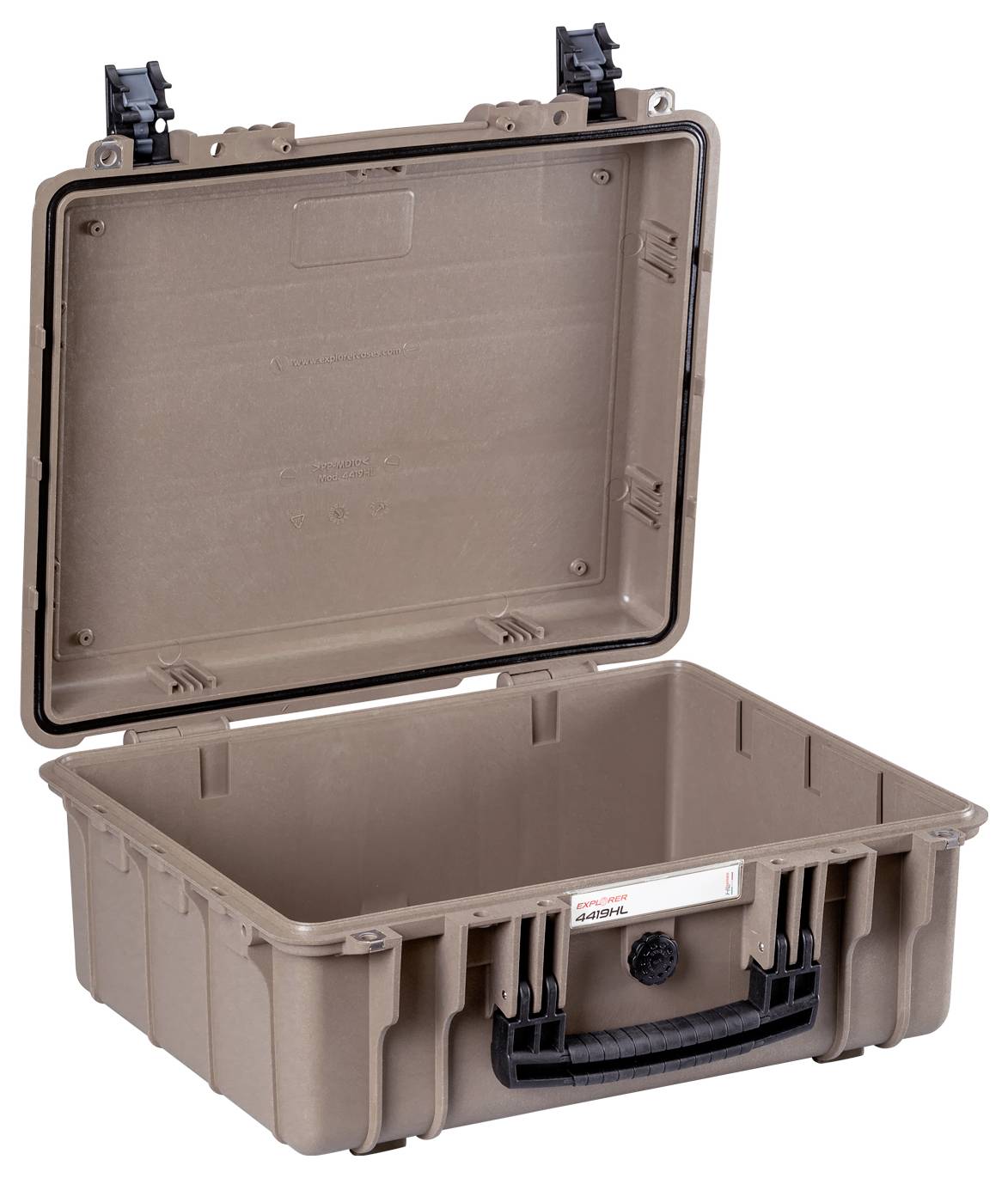 Туристична валіза Explorer Cases 4419HL.D, (Ш x В x Г) 45 x 35 x 19 см, кремова