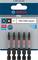 Pięć czarnych bitów udarowych Bosch PRO P2R2 w opakowaniu blistrowym. Tekst: 'Uniwersalny dobór marki', 'do 50% bardziej wytrzymałe'.