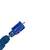Niebieski wiertark Bosch z końcówką wiertarską, widok z boku. Używany głównie do prac rzemieślniczych i napraw.