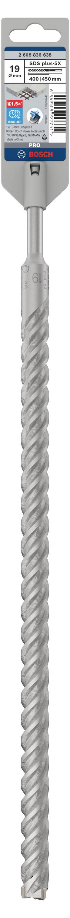 Wiertło z etykietą przedstawiającą informacje producenta i specyfikacje produktu. Spiralny metalowy design zapewniający wydajne wiercenie.