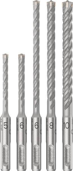 Набор ударных сверл Bosch Accessories 2608833910 2608833910 5,0 мм, 6,0 мм, 6,0 мм, 8,0 мм, 10,0 мм, 1 шт.