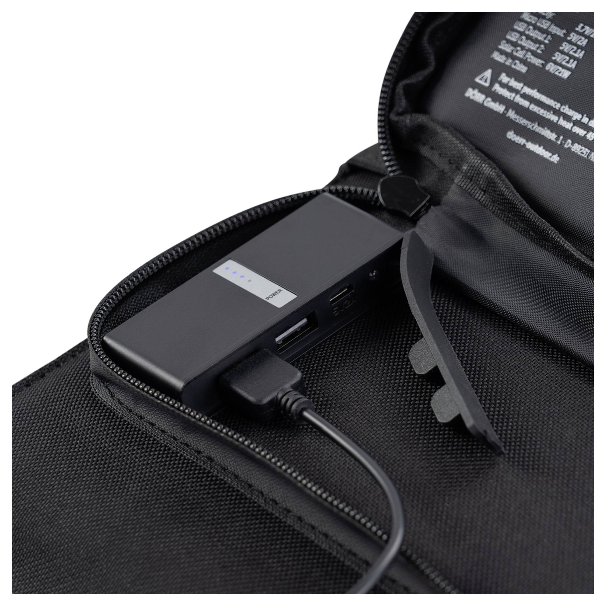 Сонячний портативний акумулятор DÖRR PB-10000 мАг 21 Вт XL 21 Вт 10000