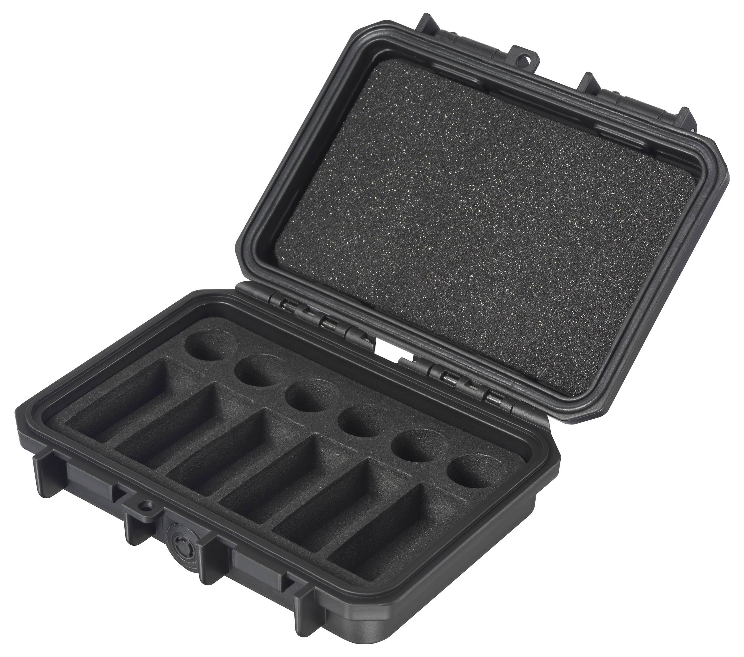 Зовнішній корпус для батарейок VOLTCRAFT 12x Block 9V, CR-123A, CR 2, 18350 (Д x Ш x В) 157 x 125,5 x 46 мм