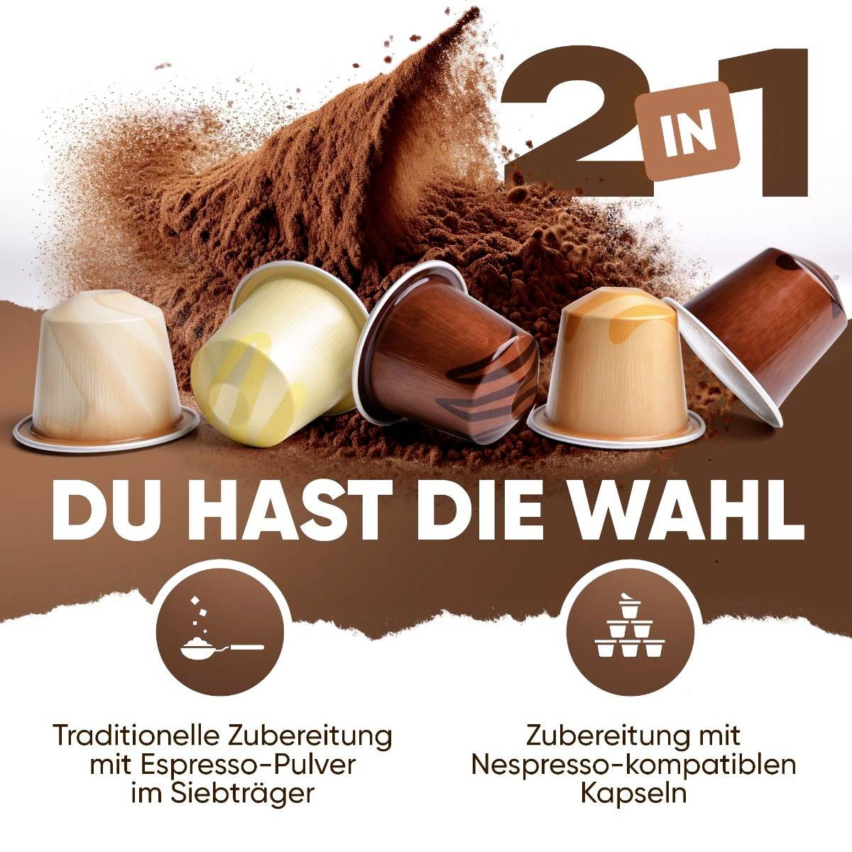 Еспресо-машина Profi Cook 501267 PC-ES/KA 1267 INOX 1100 Вт