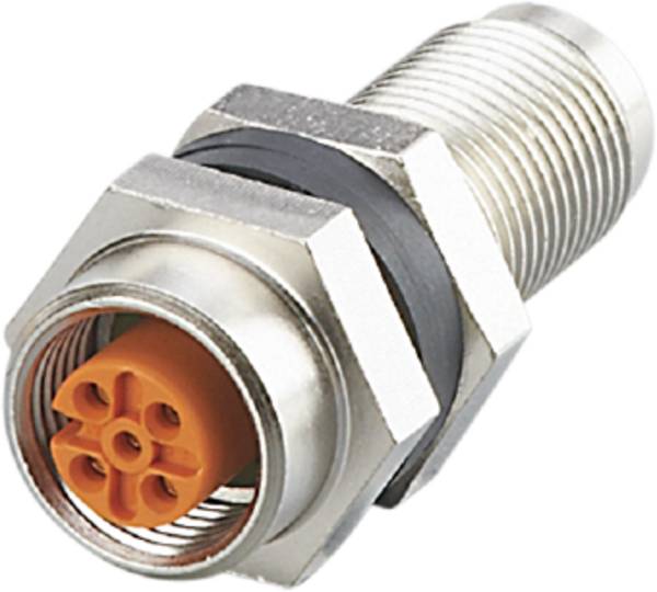 ifm Electronic E73008 Przepust ścienny M12 złącze męskie proste, złącze żeńskie proste Ilość pinów: 5, 5 1 szt.