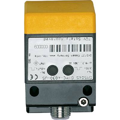 Elektroniczny element, który posiada żółtą i szarą obudowę. Zawiera kody kreskowe oraz specyfikacje, w tym 'GM504S GMIC-4030-US'.
