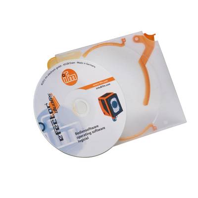Dane producenta i etykieta na obudowie płyty CD. Zawiera informacje o oprogramowaniu systemowym oraz dane kontaktowe firmy.