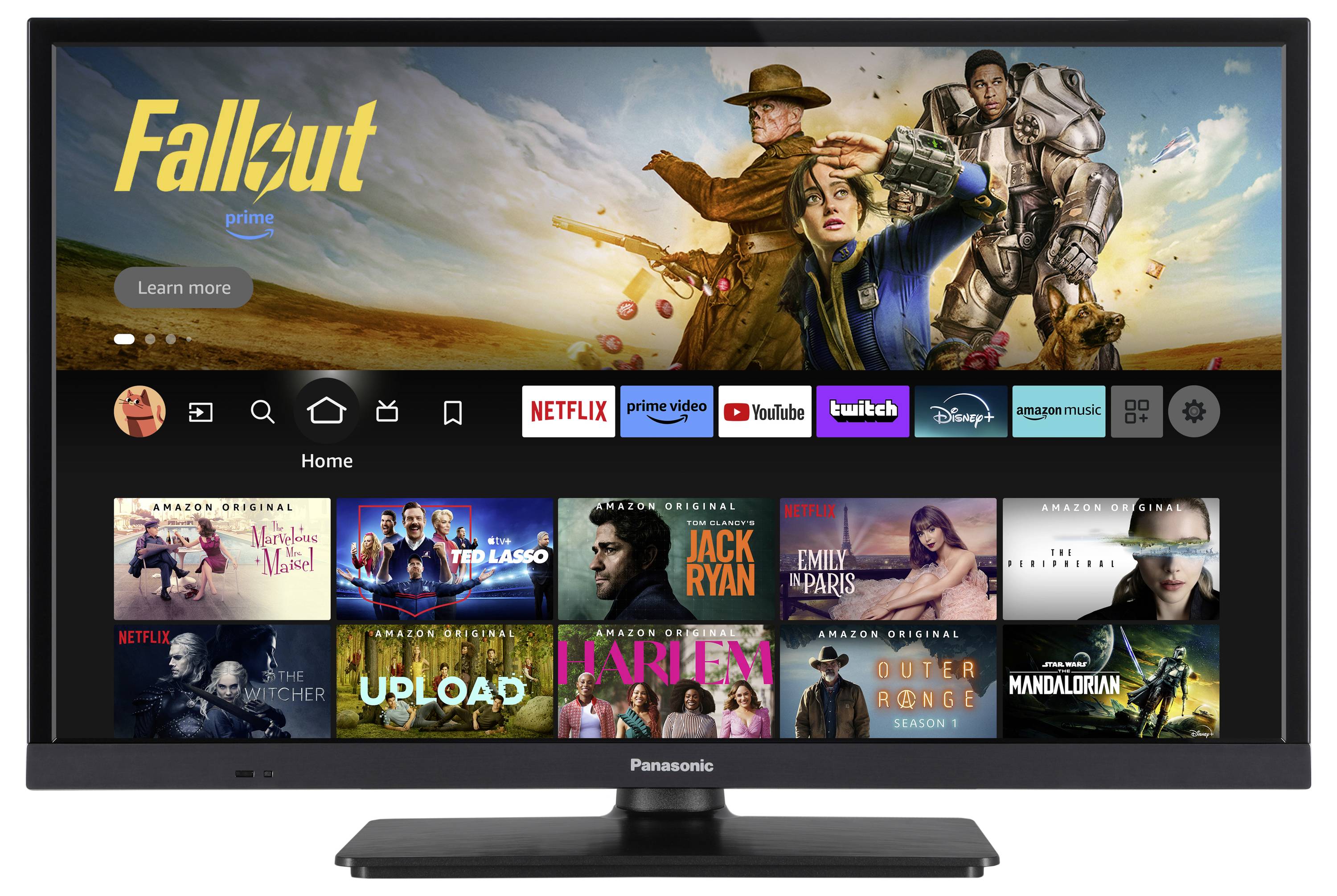 РК-телевізор Panasonic TV-24S50A 60 см 24 дюйми EEK E (A - G) DVB-T, DVB-T2, DVB-S2, DVB-C, CI+, WLAN, Smart TV, Full HD чорний