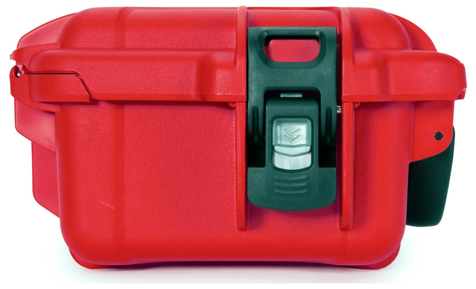 Solidna, wytrzymała czarna skrzynka ochronna z zamknięciem. Idealna do transportu lub przechowywania delikatnych przedmiotów.