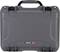 Szary twardy kufer Nanuk 923 z wytrzymałym uchwytem, odpowiedni do bezpiecznego transportu delikatnego sprzętu.