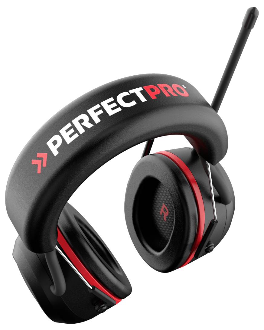 Захисні навушники PerfectPro H-40 PE-H-40 з мікрофоном 31 дБ 1 шт.