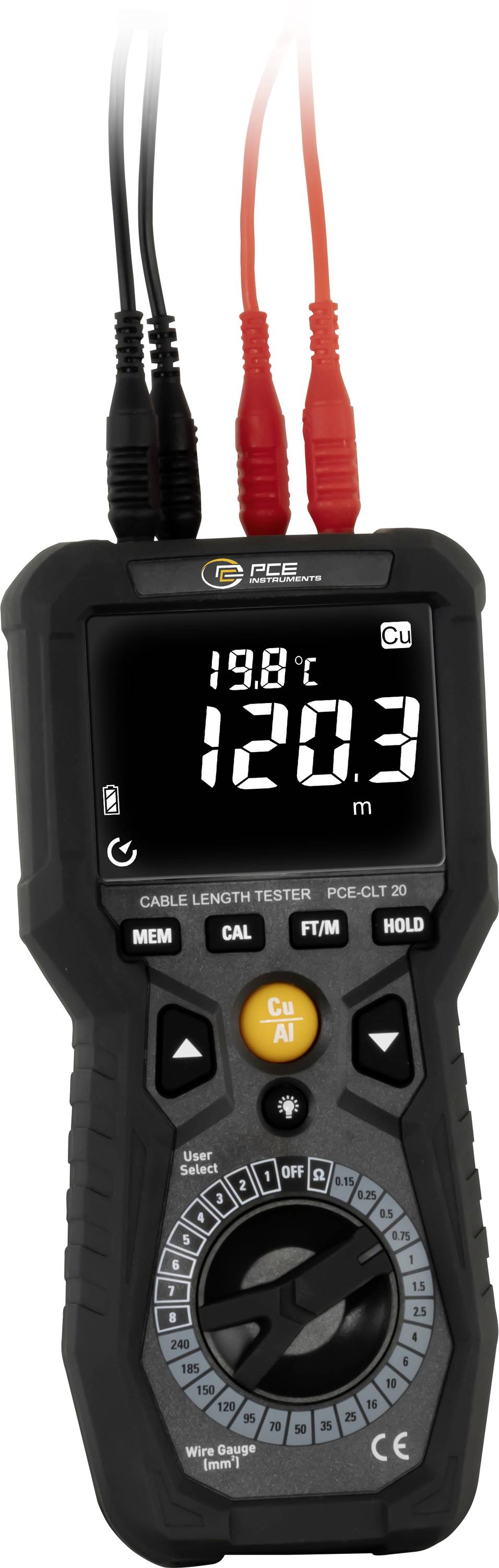 Тестер кабелів PCE Instruments PCE-CLT 20, ідентифікація