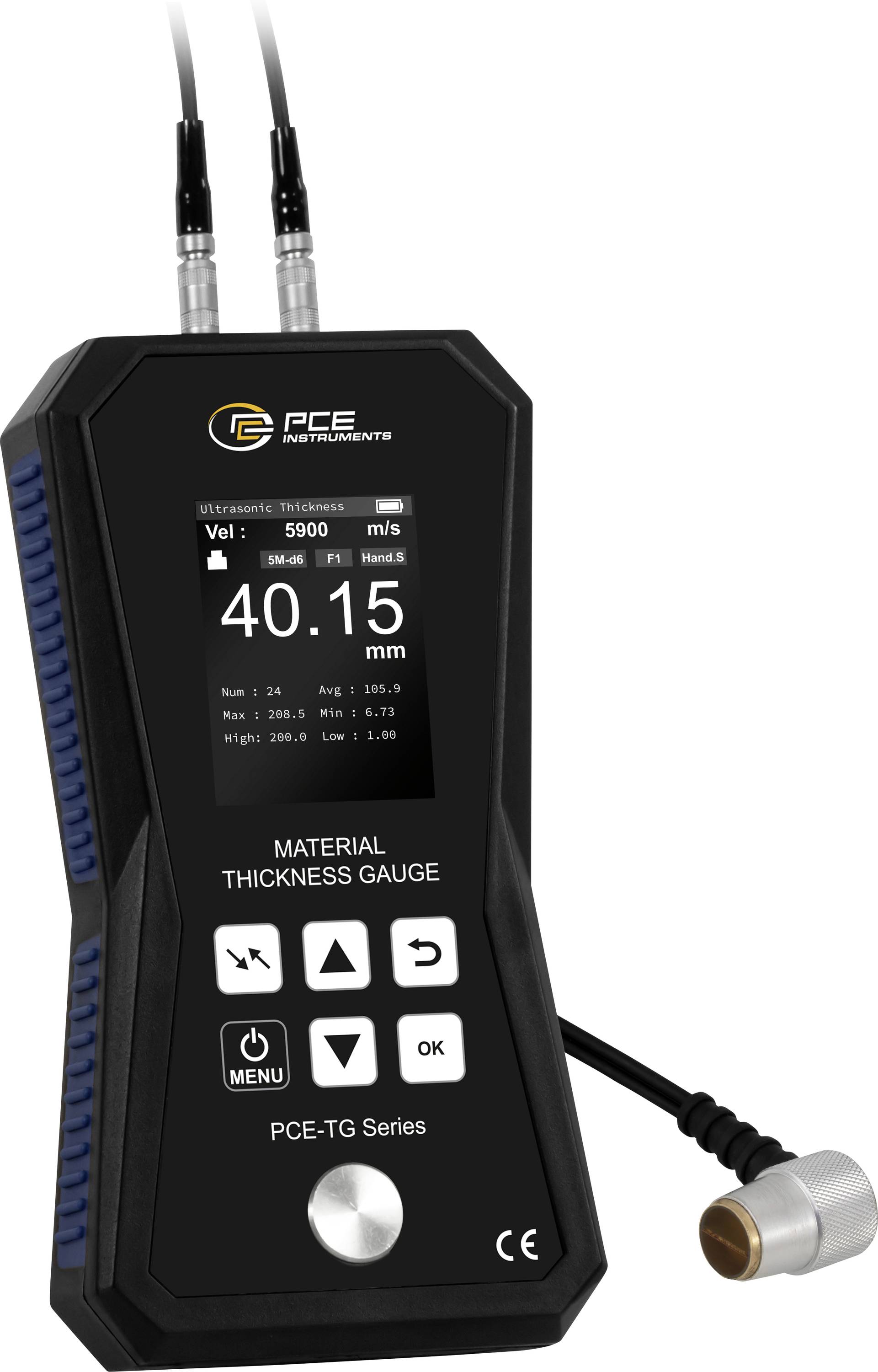 Товщиномір матеріалу PCE Instruments 100 - 300 мм