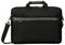 Czarna torba na laptopa marki 'Targus' z uchwytem i paskiem na ramię, idealna do bezpiecznego przewożenia urządzeń elektronicznych.