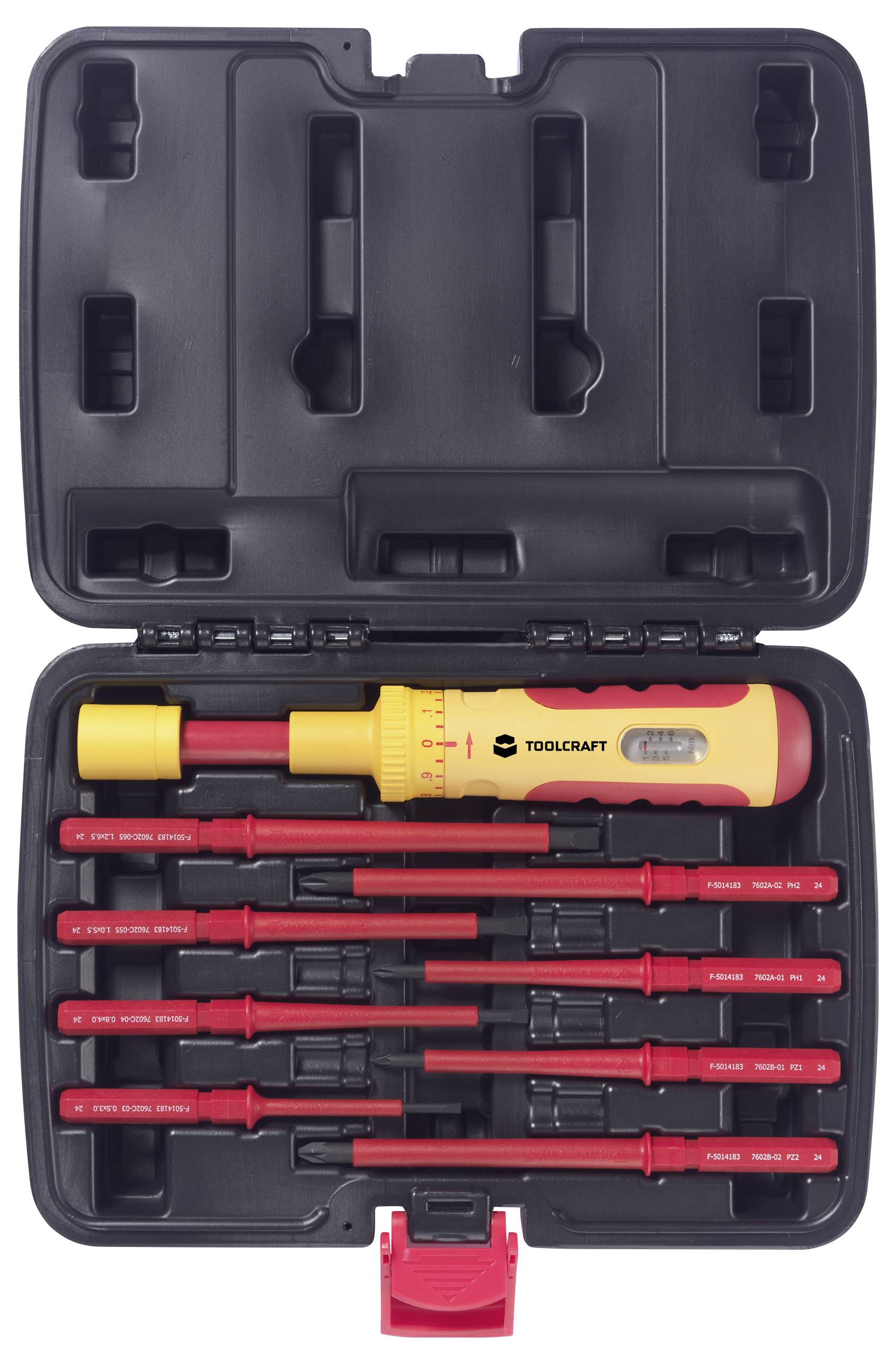 Набір двосторонніх викруток TOOLCRAFT 1~6 Нм TO-9991041 VDE, для електриків