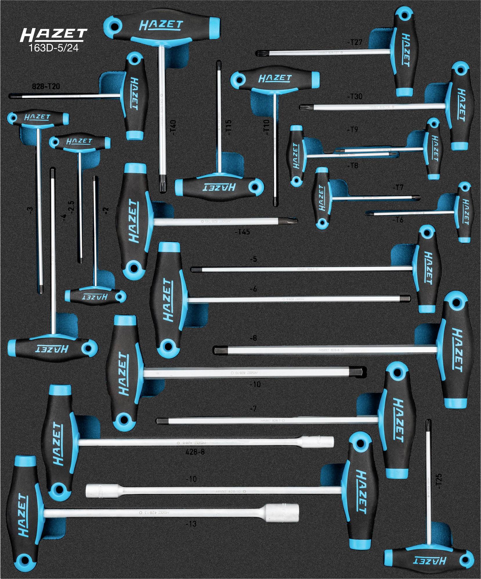Набір викруток Hazet 163D-5/24