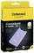 Opakowanie Intenso Powerbank F10000 | 20W. Prezentuje fioletowy powerbank z szybkim ładowaniem, o pojemności 10000 mAh, ładujący się w 60% w ciągu 30 minut.