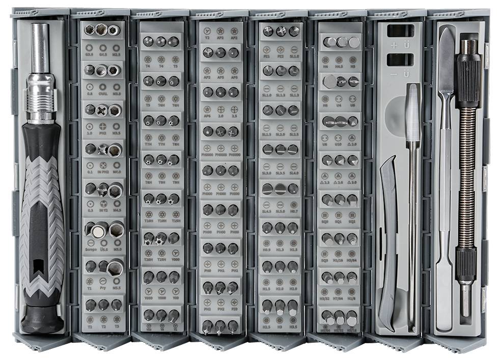 Набір інструментів Kunzer 7MWS126 7MWS126 Набір біт у коробці для зберігання