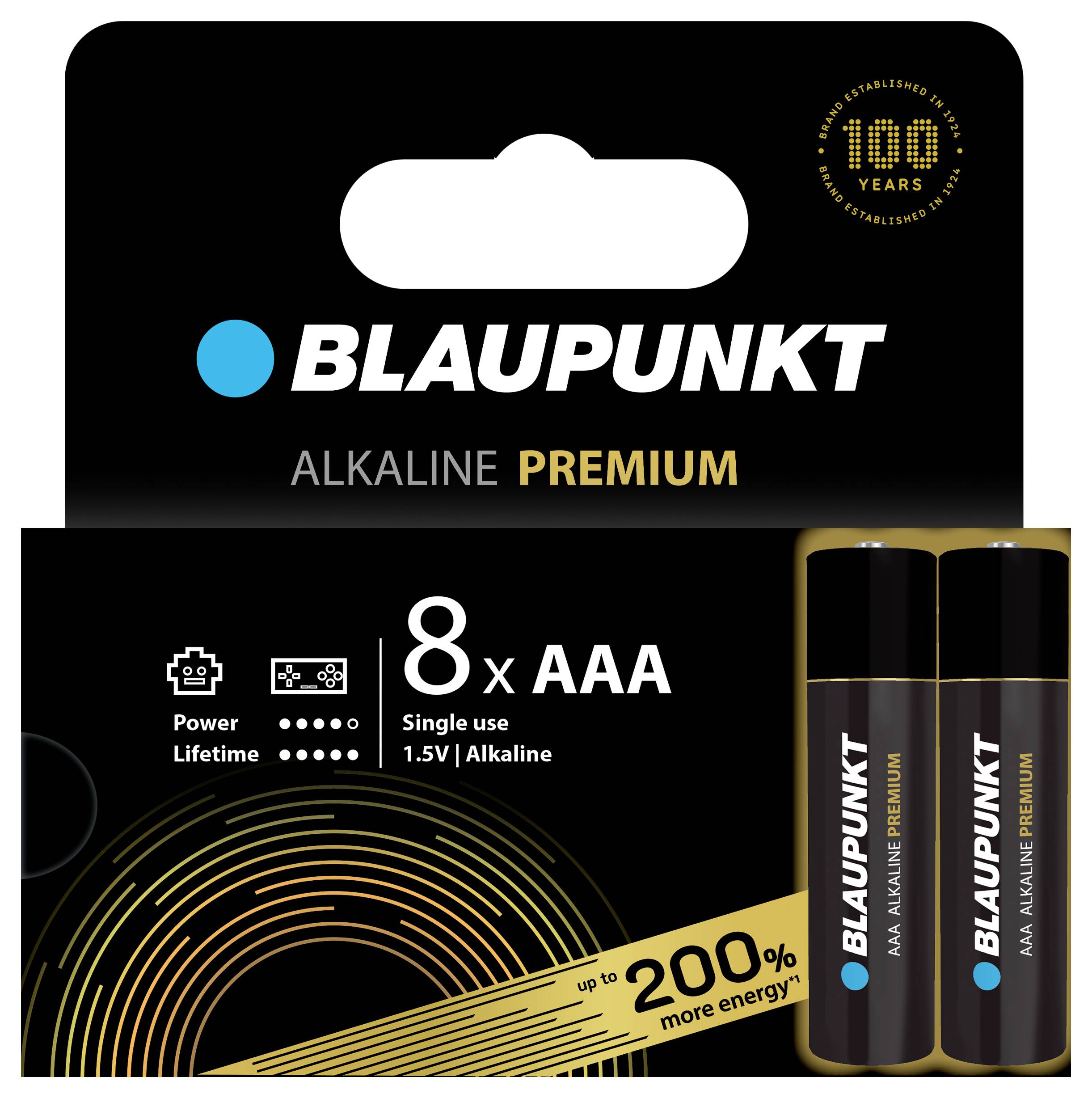 Батарейки AAA/R03 Blaupunkt 1,5 В 8 шт.