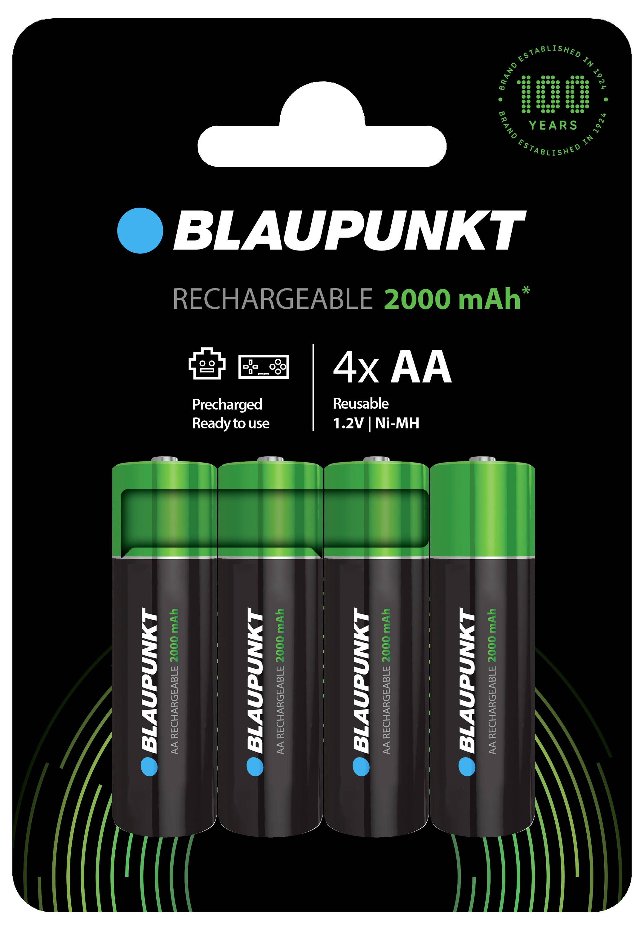Батарейка AA/R06 Blaupunkt 30010071, NiMH, 1.2 В, 4 шт.