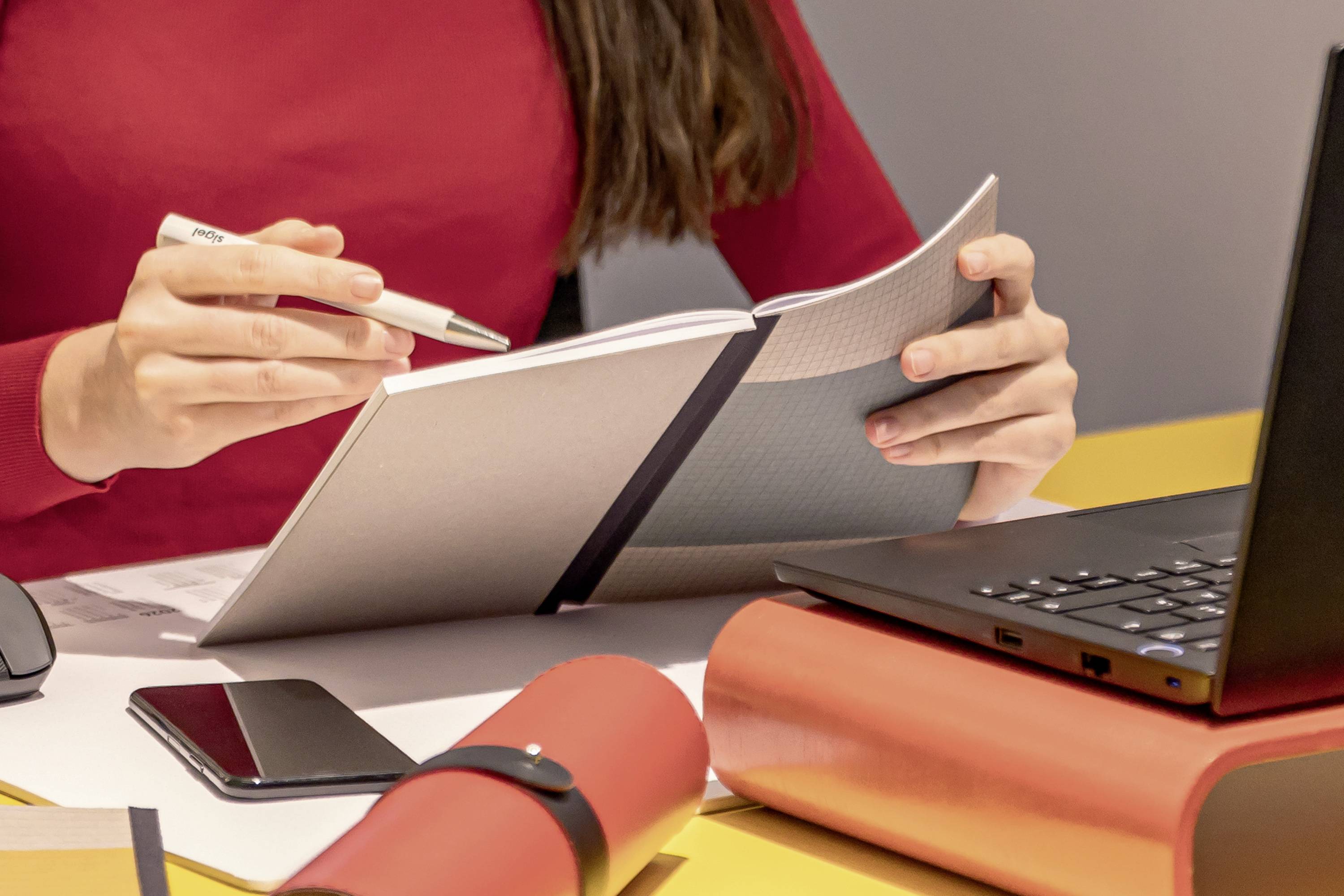 Блокнот Sigel Quicknote SN200 блакитний в клітинку Кількість аркушів: 100 DIN А5 2 шт.