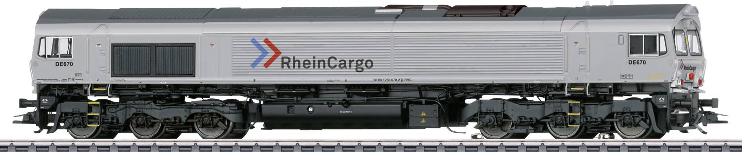 Тепловоз H0 Märklin 39072, цифровий звук змінного струму, довжина над буферами: 247 мм, епоха: VI