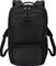 Czarny plecak z wieloma kieszeniami zamykanymi na zamek błyskawiczny oraz regulowanymi paskami na ramiona. Odpowiedni do codziennego użytku i podróży.