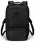 Czarny plecak z wieloma kieszeniami na zamek błyskawiczny oraz regulowanymi paskami na ramiona. Idealny do podróży lub codziennego użytku.