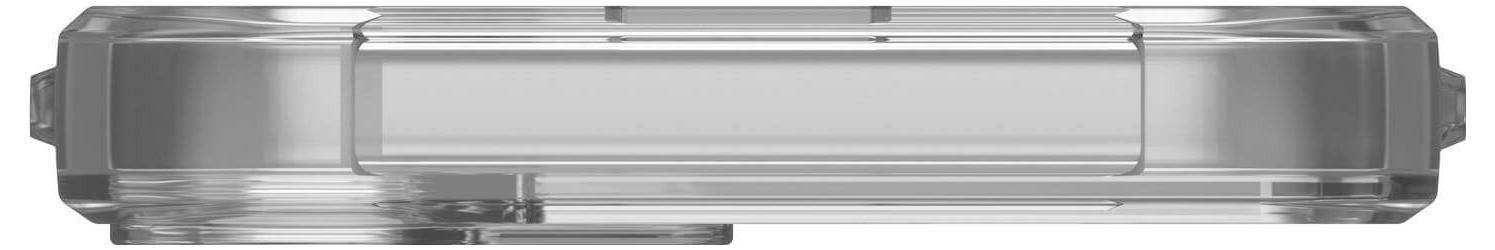 Przezroczysty wtyk plastikowy w formacie poziomym, odpowiedni do podłączenia do urządzeń elektrycznych.