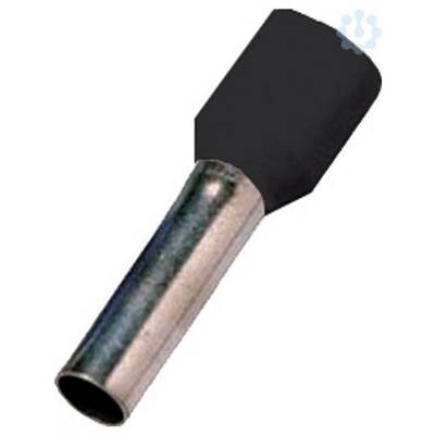 Intercable 180763 Końcówka rurkowa 1.5 mm² z częściową izolacją czarny 1 szt. sztuka-0