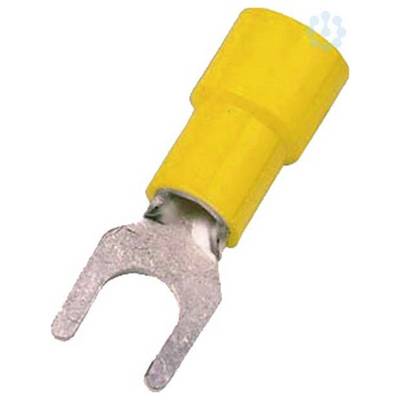 Intercable 180936 Złącze widełkowe 4.00 mm² 6.00 mm² z częściową izolacją żółty 1 szt. sztuka-0