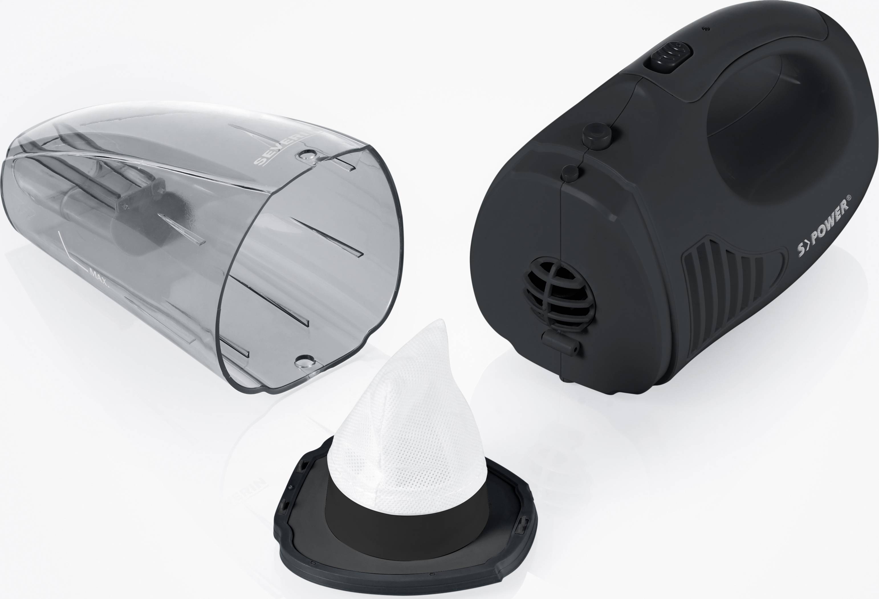 Severin HV 7963 7963 Ручний пилосос, бездротовий, 7,4 В, 12 В, без мішка