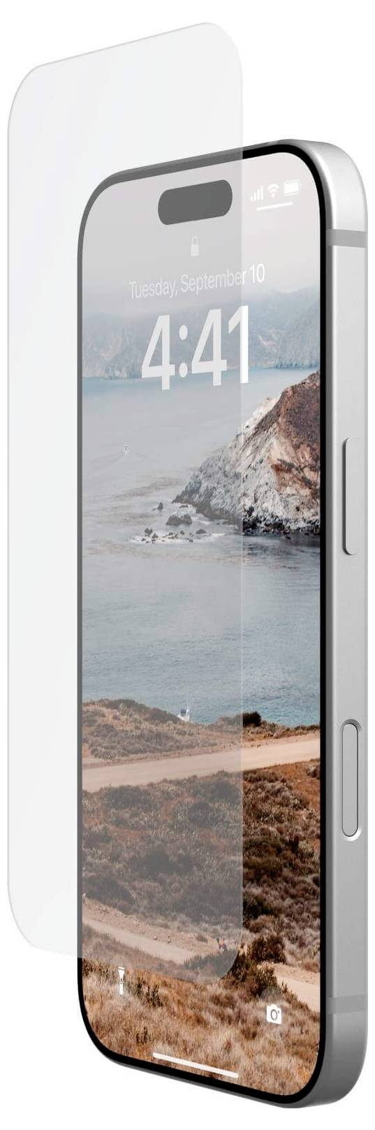 Захисне скло Urban Armor Gear для Apple iPhone 16 Pro, 1 шт., захист від відбитків пальців та подряпин, 14436211NA