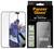 Osłona 'Panzer Glass' dla iPhone 16 Pro Max, obiecuje 5-krotnie większą wytrzymałość i ceramiczną ochronę. Zdjęcie telefonu z zainstalowaną folią ochronną.