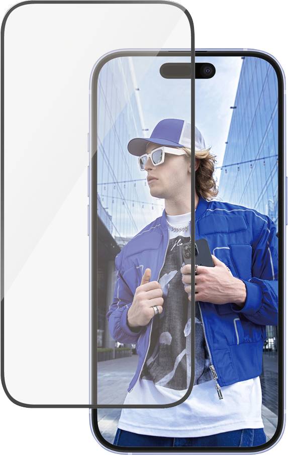 Захисна плівка PanzerGlass Ultra-Wide Fit для Apple iPhone 15, iPhone 16, 1 шт., стійка до відбитків пальців та подряпин, 2861