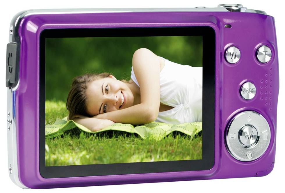 AgfaPhoto AgfaPhoto Realishot DC8200 фіолетовий Цифрова камера 18 Мп Оптичний зум: 8-кратний фіолетовий Батарея, сумка